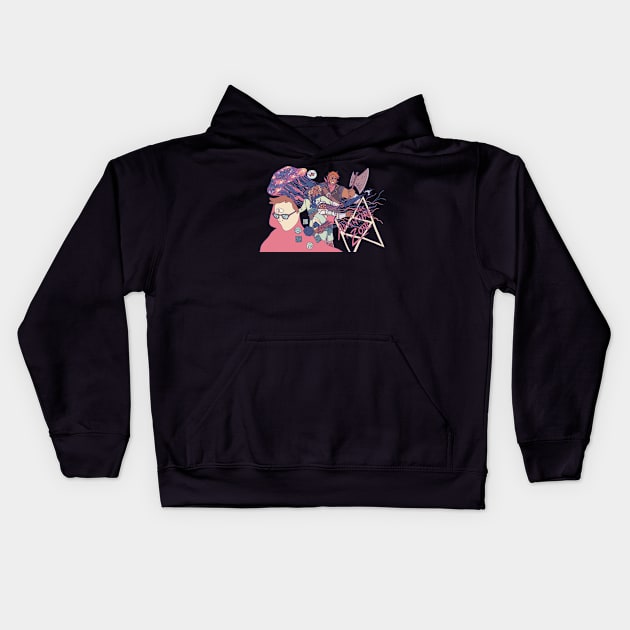 the adventure zone mbmbam dungeons and dragons Kids Hoodie by KingShit